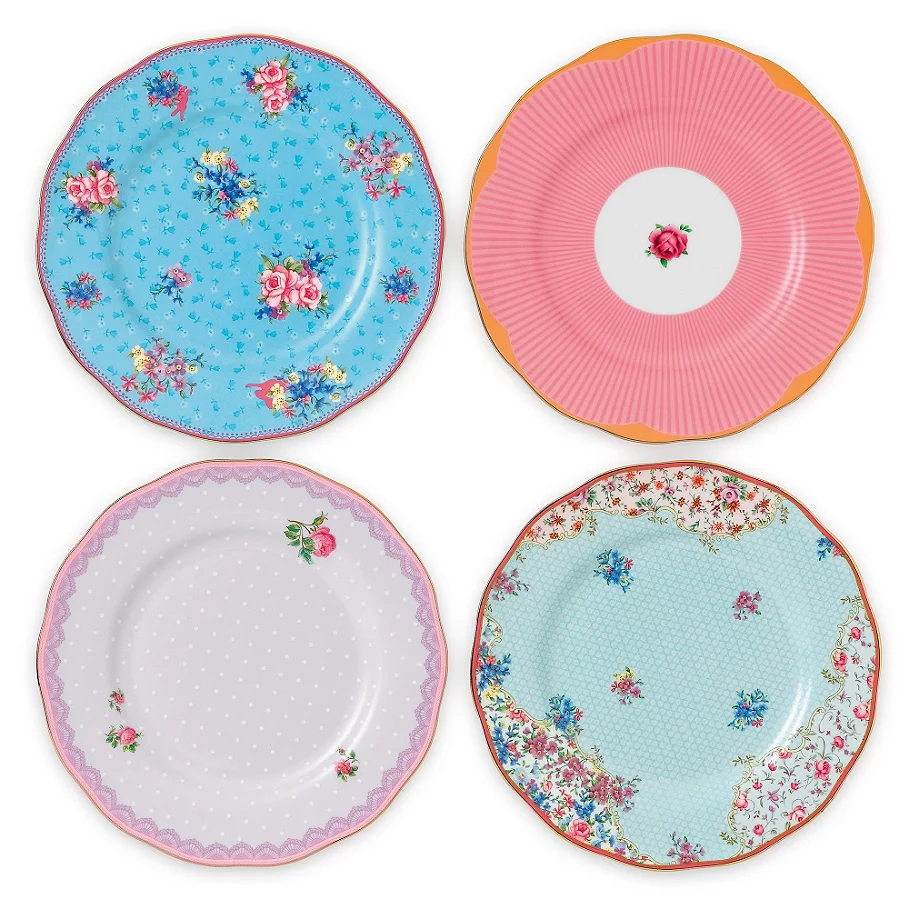 Royal Albert Candy Salad Plates (Set of 4)