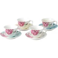 Miranda Kerr for Royal Albert Porcelain Everyday Friendship Teacup & Saucer Set of 4
