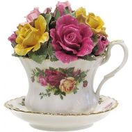 Royal Albert Old Country Roses Musical Teacup, 1 Count (Pack of 1), Mostly White with Multicolored Floral Print