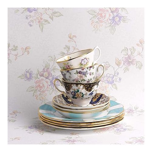  Royal Albert 100 Year Collection 1910 3-Piece Tea Set, 8
