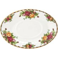 Royal Albert Old Country Roses Gravy Boat Stand, 6