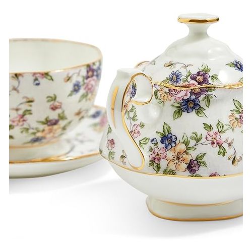  Royal Albert 100 Years Tea for One, 16.9floz, English Chintz 1940