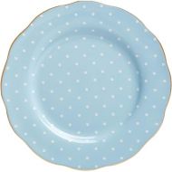 Royal Albert Formal Vintage Salad Plate, Polka Blue, 8.1
