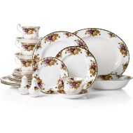 Royal Albert Old Country Rose 24-Dinnerware Piece Set, Service for 4