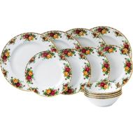 Royal Albert Old Country Roses 12-Piece Dinnerware Set Multicolor