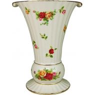 Royal Albert Old Cournty Roses10-inch Fluted Vase