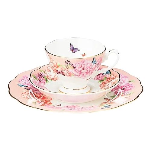  Miranda Kerr by Royal Albert 1056233 3pce Teaset, Fine Bone China