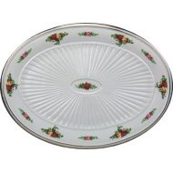 Royal Albert Old Cournty Roses 13-1/2-inch Fluted Oval Platter
