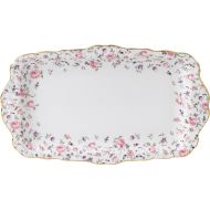 Royal Albert Rose Confetti Sandwich Tray , 11.6