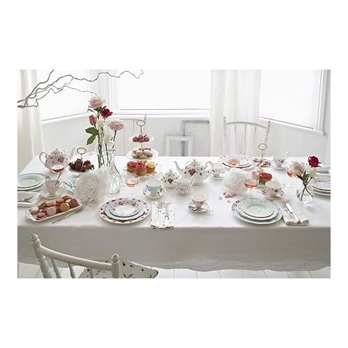  Royal Albert Rose Confetti Sandwich Tray , 11.6