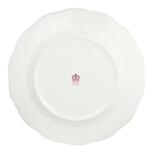  Royal Albert Rose Confetti Dinner Plate, 10.5