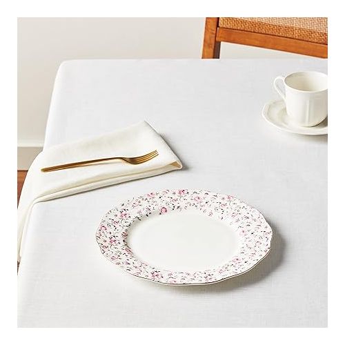  Royal Albert Rose Confetti Dinner Plate, 10.5