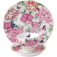 Royal Albert Gratitude 3-Piece Teacup, Saucer and Plate Set Designed by Miranda Kerr
