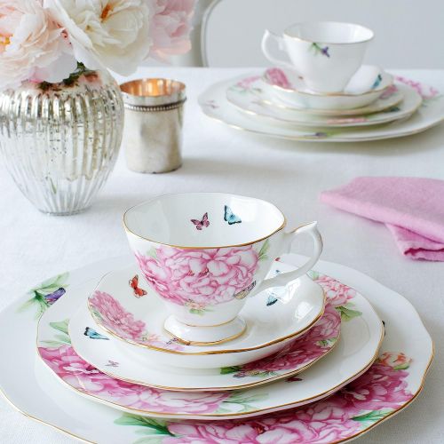  Royal Albert Gratitude 3-Piece Teacup, Saucer and Plate Set Designed by Miranda Kerr