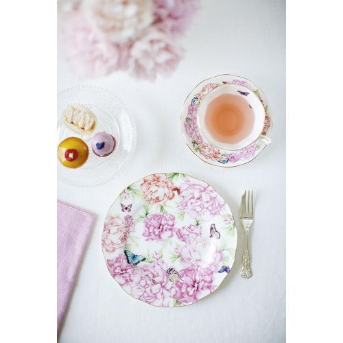  Royal Albert Gratitude 3-Piece Teacup, Saucer and Plate Set Designed by Miranda Kerr