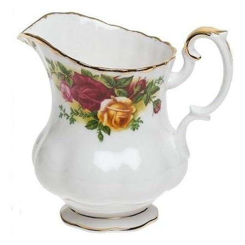  [아마존베스트]Royal Doulton Old Country Roses 3-Piece Tea Set, Mostly White with Multicolored Floral Print