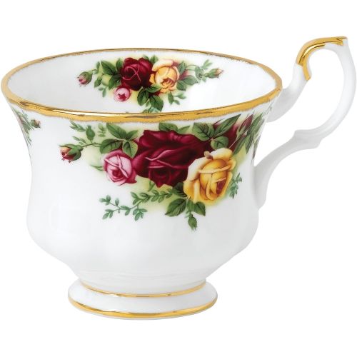  [아마존베스트]Royal Albert Old Country Roses Collection Teacup Saucer, 5.5, Multicolor with a Floral Print