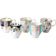 Royal Albert 40017543 100 Years 1900-1940 Teacup & Saucer Set, Multicolor, 5 Piece