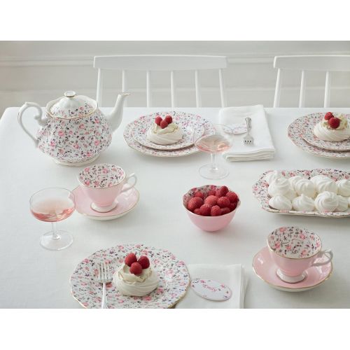  Royal Albert 8704025823 New Country Roses Rose Confetti Teaset, 3-Piece