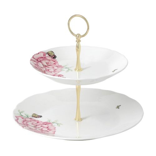  Royal Albert Everyday Friendship Cake Stand Two-Tier White