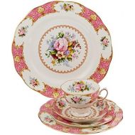 Royal Albert 15135002 Lady Carlyle 5-Piece Place Setting, Service for 1,Multi