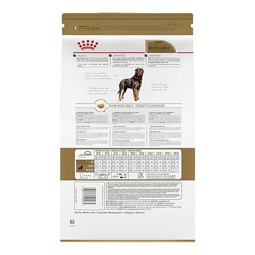  Royal Canin Rottweiler Adult Breed Specific Dry Dog Food, 30 lb bag
