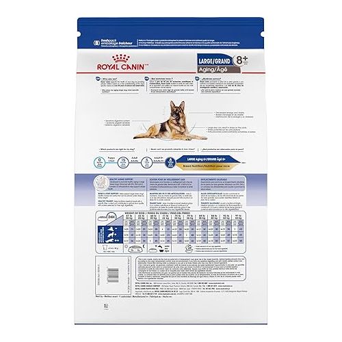  Royal Canin Large Aging 8+ Senior Dry Dog Food, 30 lb bag