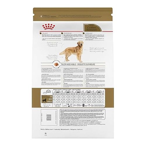  Royal Canin Golden Retriever Adult Dry Dog Food, 30 lb bag