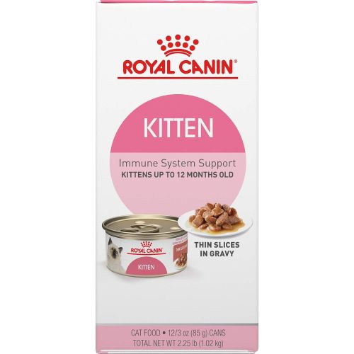  Royal Canin Feline Health Nutrition Kitten Thin Slice In Gravy Canned Cat Food