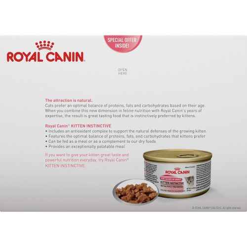  Royal Canin Feline Health Nutrition Kitten Thin Slice In Gravy Canned Cat Food