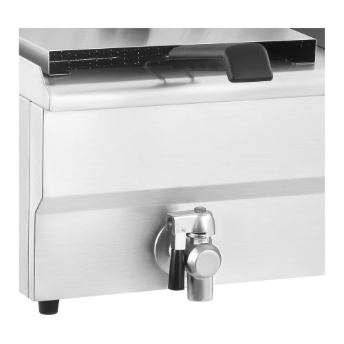  Royal Catering Fryer Stainless Steel 2Litre Rcef 16DH (2x 16Litre Stainless Steel, 2x 3600Watt Thermostat, 2X DRAIN TAP)