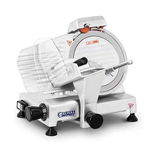  Royal Catering - RCAM 220PRO - Meat Slicer - 0 to 12 mm - 120 W - Ø 22 cm - semi automatic sharpener - PRO Series