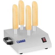 Royal Catering Hot-Dog-Spiesstoaster Hot Dog Toasterstangen 4 Spiesse RCHW-200 (Leistung: 200 W, Temperatur max.: 145 °C, hochwertiger Edelstahl, einfache Bedienung)