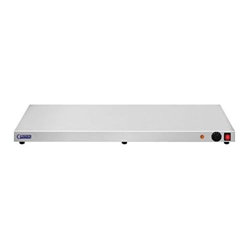  Royal Catering RCHP-600E Warmhalteplate Heizplatte Speisenwarmer (600 W, Edelstahl, Breite 100 cm)