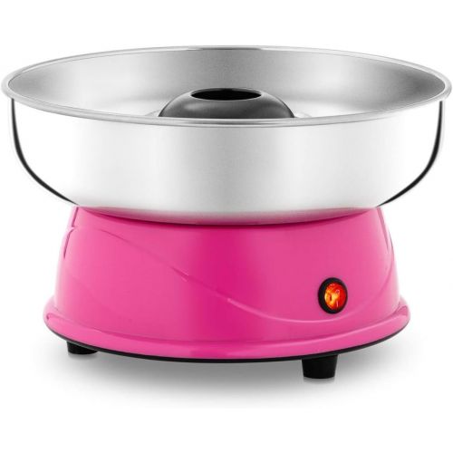  [아마존베스트]Royal Catering -RCZK - Mini Candy Floss Machine - 420 W - 28.5 cm Wide - Pink + Free Scoop