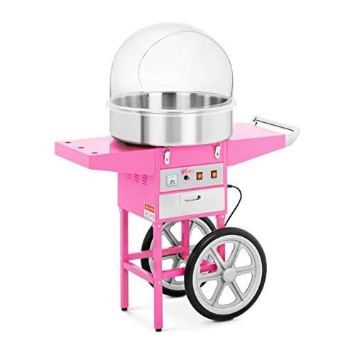  [아마존베스트]Royal Catering - RCZC-1200E - Candy Floss Maker with Wagon - 1200 W - cover included