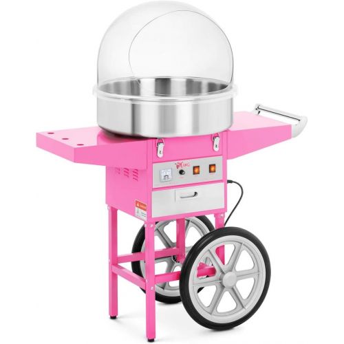  [아마존베스트]Royal Catering - RCZC-1200E - Candy Floss Maker with Wagon - 1200 W - cover included