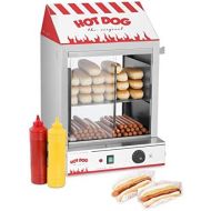 [아마존베스트]Royal Catering Hot Dog Steamer / Sausage Warmer RCHW 2000 (Capacity: 200 sausages, 50 rolls, Power: 2,000 W, Stainless Steel, Temperature Range: 30 - 110 °C, Drain Valve