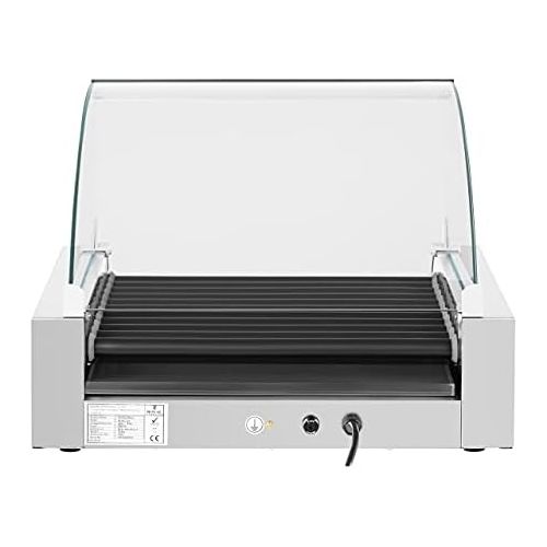  [아마존베스트]Royal Catering - RCHG-11T - 11-Roller Sausage Grill with Teflon Coating