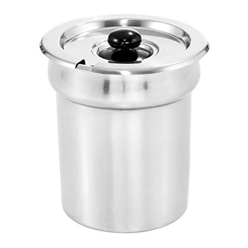  [아마존베스트]Royal CateringRCBM/4R Bain Marie Soup Station Hotpot with Drain Tap Chafing Dish (2x 2.75Litre storage bin with lid 110°C, 2x 150W + 2)