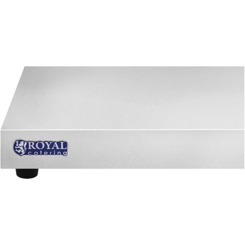  [아마존베스트]Royal Catering Rchp 600E Warmhalteplate Panel Heater 800W Food Warmer, Stainless Steel, Width 100cm)