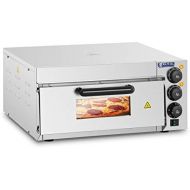 [아마존베스트]Royal Catering RCPO-2000-1PE Electric Pizza Oven 2000 W 1 Chamber Pizza Oven Fireclay Base