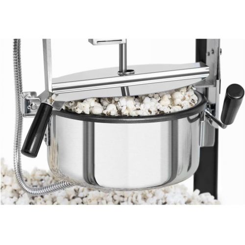  [아마존베스트]Royal Catering RCPS-BG1 Retro Popcorn Maker 1600 W 5 kg/h Golden & Black