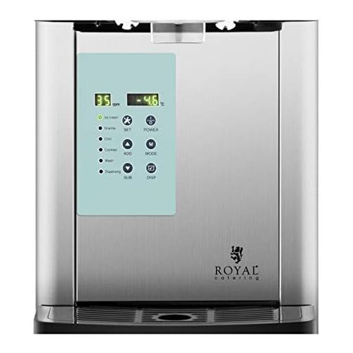  [아마존베스트]Royal Catering Slush Ice Maker RCSL 1/6ICE (6L, 600W, 20-10°C, Modern Control Display, BPA Free, 6 Functions, LED Control Display)
