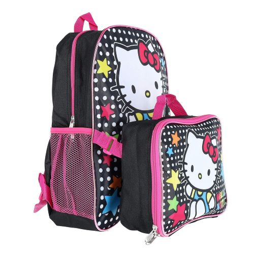  Royal Connextion Sanrio Hello Kitty 16 Backpack With Detachable Matching Lunch Box