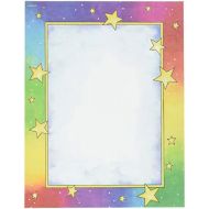 Royal Consumer Geographics Rainbow Stars Letterhead, 100/Pack (81369)