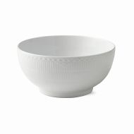 Royal Copenhagen Fluted Half Lace 3.25 qt. Serving Bowl in White