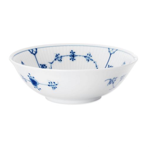  로얄코펜하겐Royal Copenhagen Fluted Plain Cereal Bowl in Blue