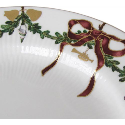  로얄코펜하겐Brand: Royal Copenhagen Royal Copenhagen Star Fluted/Xmas 1017456 Plate Flat 22 cm Porcelain Multi-Coloured