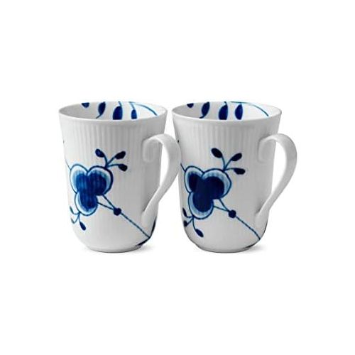  로얄코펜하겐Royal Copenhagen Mussel Mega Blue mugs 33 cl 23810 Pack of 2